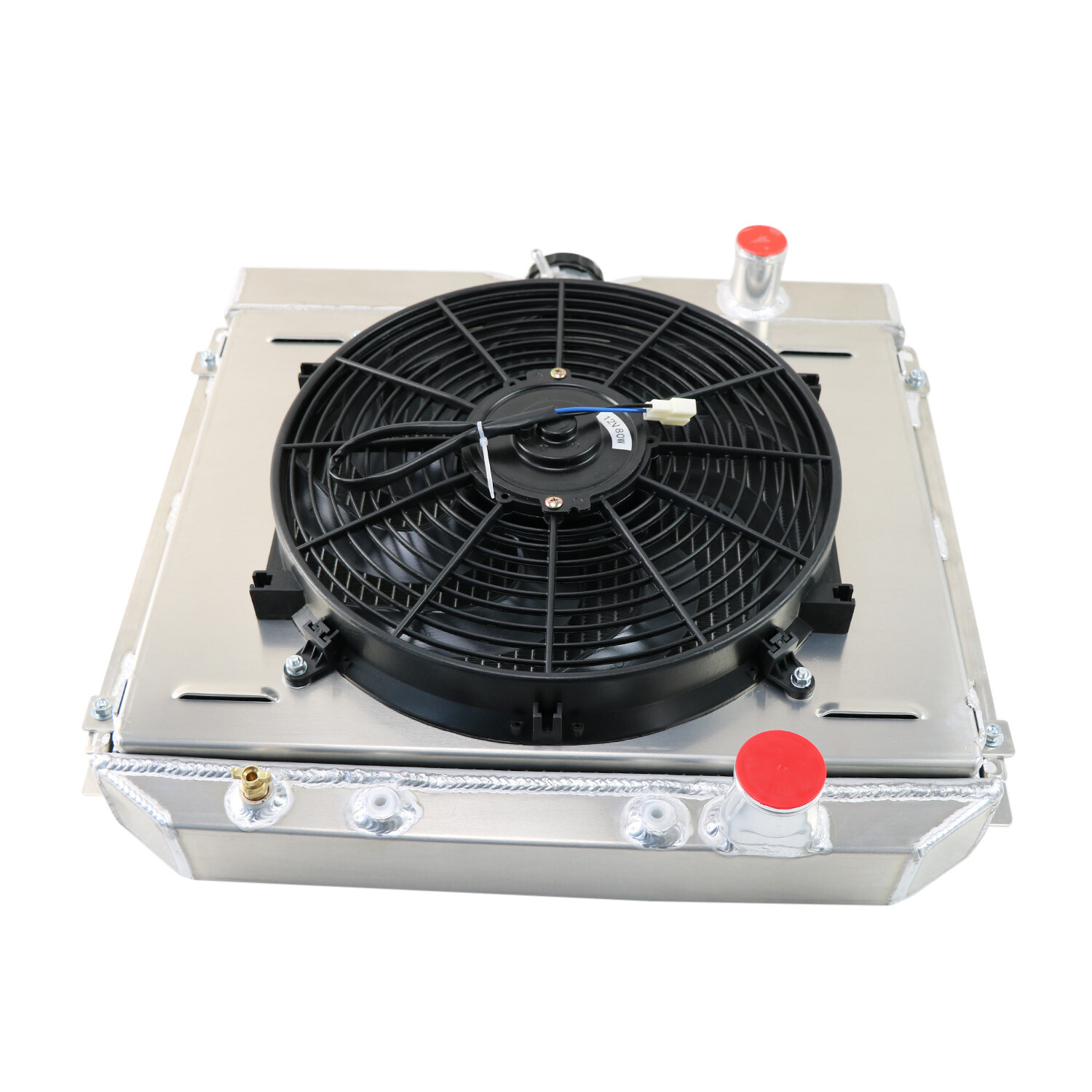 4 Rows Radiator+Shroud Fan For 67-70 Ford Falcon Mustang Mercury Cougar Fairlane thumbnail 6