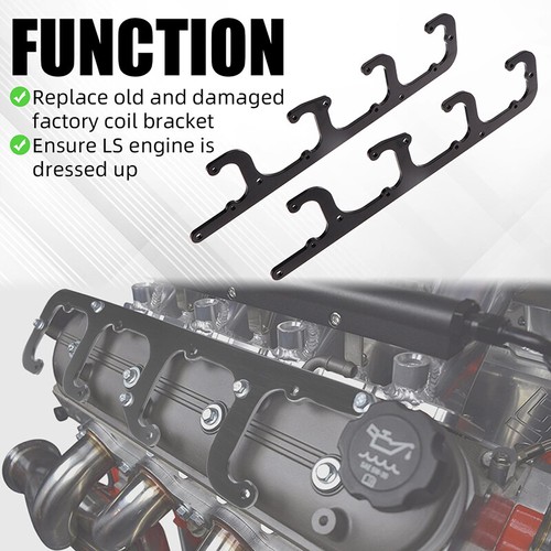 LS D581 Square Coil Bracket Set For CHEVROLET 4.8L 5.3L 5.7L 6.0L 6.2L Truck SU - Foto 8