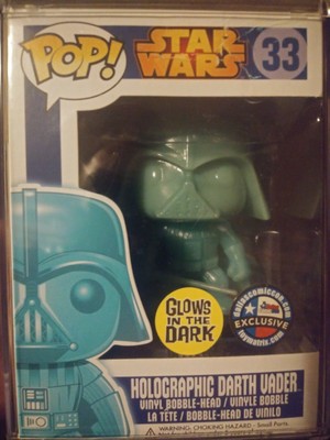 funko pop darth vader holographic