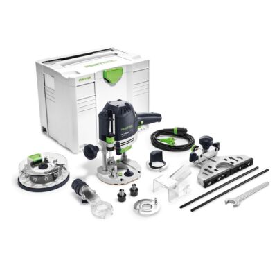 Festool OF 1400 EBQ-PLUS Oberfräse 1400W 70mm Hub + Zubehör + Systainer 574398