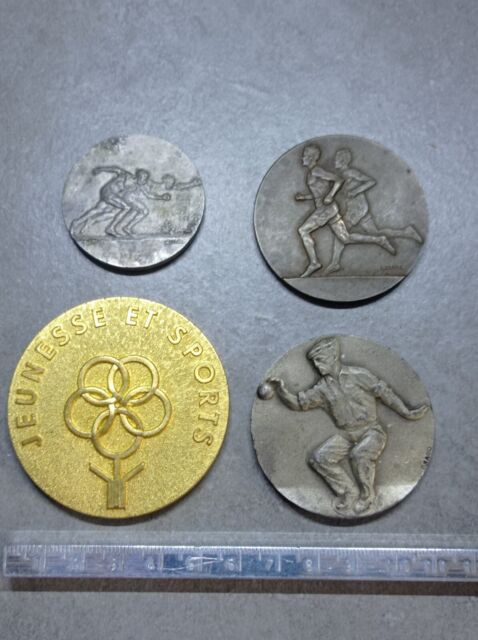 Medaille Paket 4 Medaillen Sport REF00314J