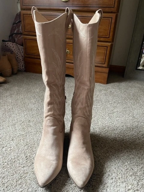 Womens Sadie Wide Calf Western Boots Target eBay
