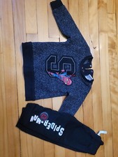 Spiderman Hoodie And Sweatpants For Kids 12-18m