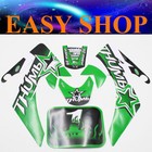 <!--F#f_0-->Green Sticker Decal Kit Fairing XR50 CRF 50cc 70cc 90cc 125cc Dirt Pit Pro Bike<!--F/-->