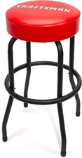  Craftsman Fixed Height Work Shop Stool, 28.5-Inches Mechanics Garage Work Seat.