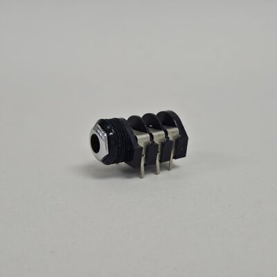 6,35 mm CLIFF UK STEREO KLINKENBUCHSE PCB CHROM GEHÄUSEHALTERUNG (JACSOCPCB)