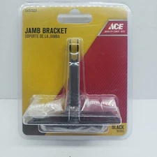 ACE Jamb Bracket for Screen/Storm Door  Black  #5437553