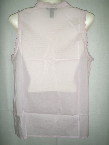 Damenmode H&M Elegante Damen Bluse mit Stoffmuster 100% Baumwolle Rosa Gr.40#134 - Bild 4 von 5