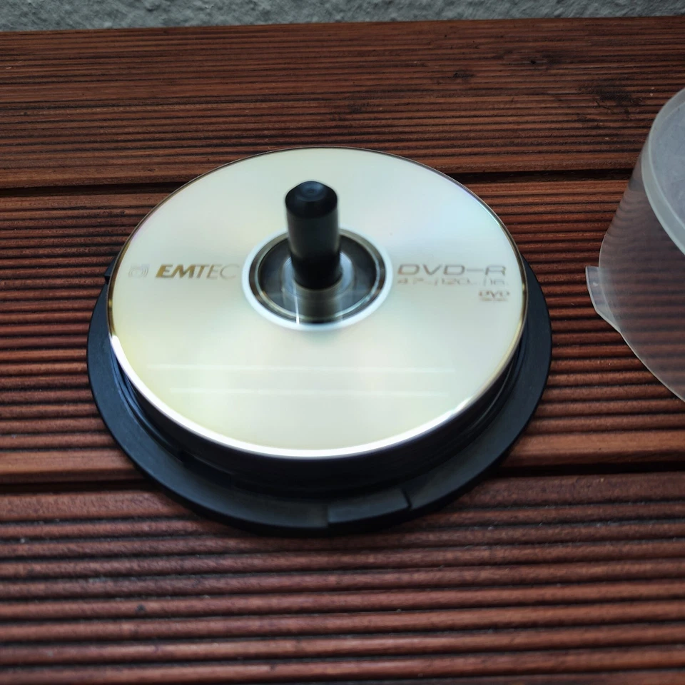 1x11 EMTEC DVD-R Discs WriteOnce 4.7GB 16x Cakebox ECOVR472516CB NEU 005-950 - Bild 2 von 4