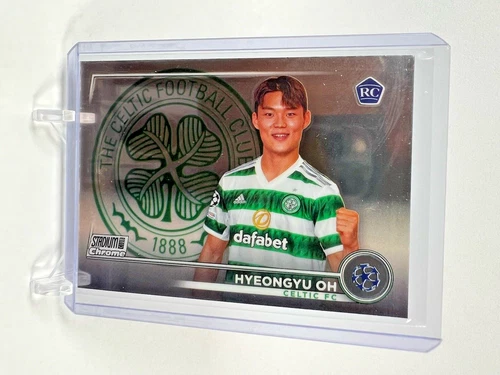 Hyeongyu Oh #91 2023 Topps Stadium Club Chrome UEFA Celtic FC Rookie RC