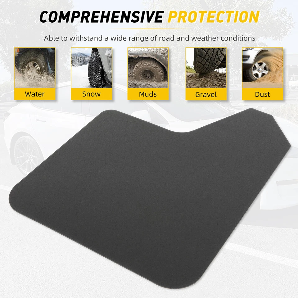 For Ford F-250 Super Duty 4Pcs Rally Mud Flaps Splash Guard Mudguard Mudflap - Image 3 of 4