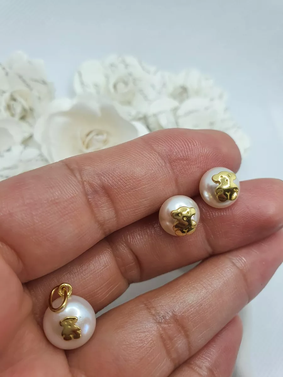 Tous bear hotsell pearl earrings