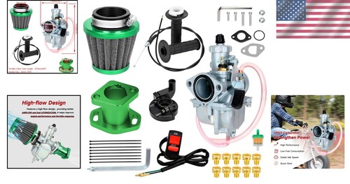 Premium VM22 Carburetor Upgrade for Coleman CT200U & Baja Warrior Mini Bikes - Picture 2 of 11