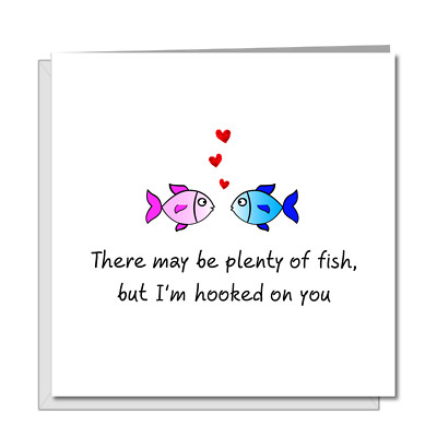 Viele Fische Dating Geburtstagskarte Jahrestag Valentinstag Freund Freundin