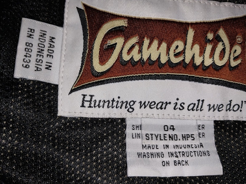 Chaqueta con capucha Gamehide XL camuflada cremallera completa roble musgo para hombre - Imagen 2 de 15