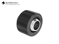 Barrowch Compression Fitting(ID3/8-OD1/2)Soft Tubing - Black