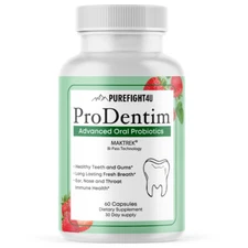 ProDentim Advanced Oral Probiotic Healthy Teeth Supplement 60 Capsules 