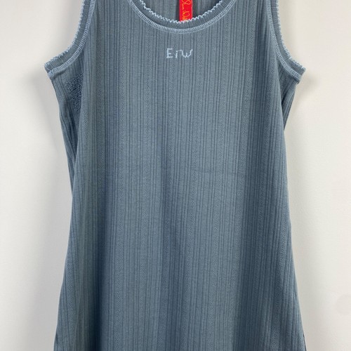 Ewa I Walla Ribbed Blue Sleeveles Top Tank Size M - Picture 6 of 19