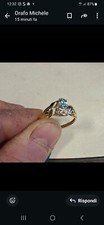 anello oro 18 kt vintage