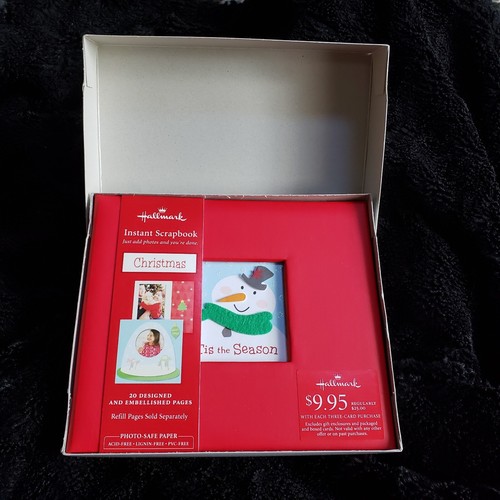 Álbum de recortes instantáneo Hallmark Christmas Tis The Season 6 x 6 páginas NUEVO - Imagen 18 de 18