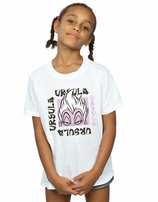 Disney Niñas Ursula Take Out Camiseta Blanco 5-6 Anos