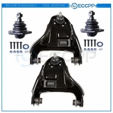4pcs Upper Control Arm Lower Ball Joint Kit Fits 1997-2005 Chevy S10 Blazer 4x4