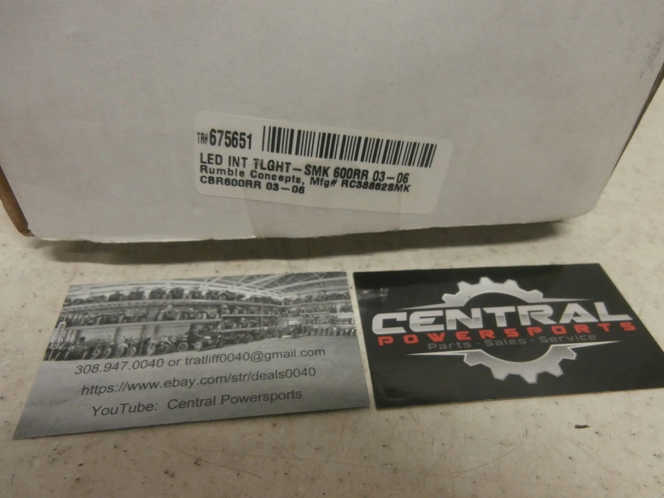 03-06 Luz trasera integrada LED RC38862SMK Honda CBR600RR Rumble Concepts - NUEVA RC38862SMK Foto 2 de 4
