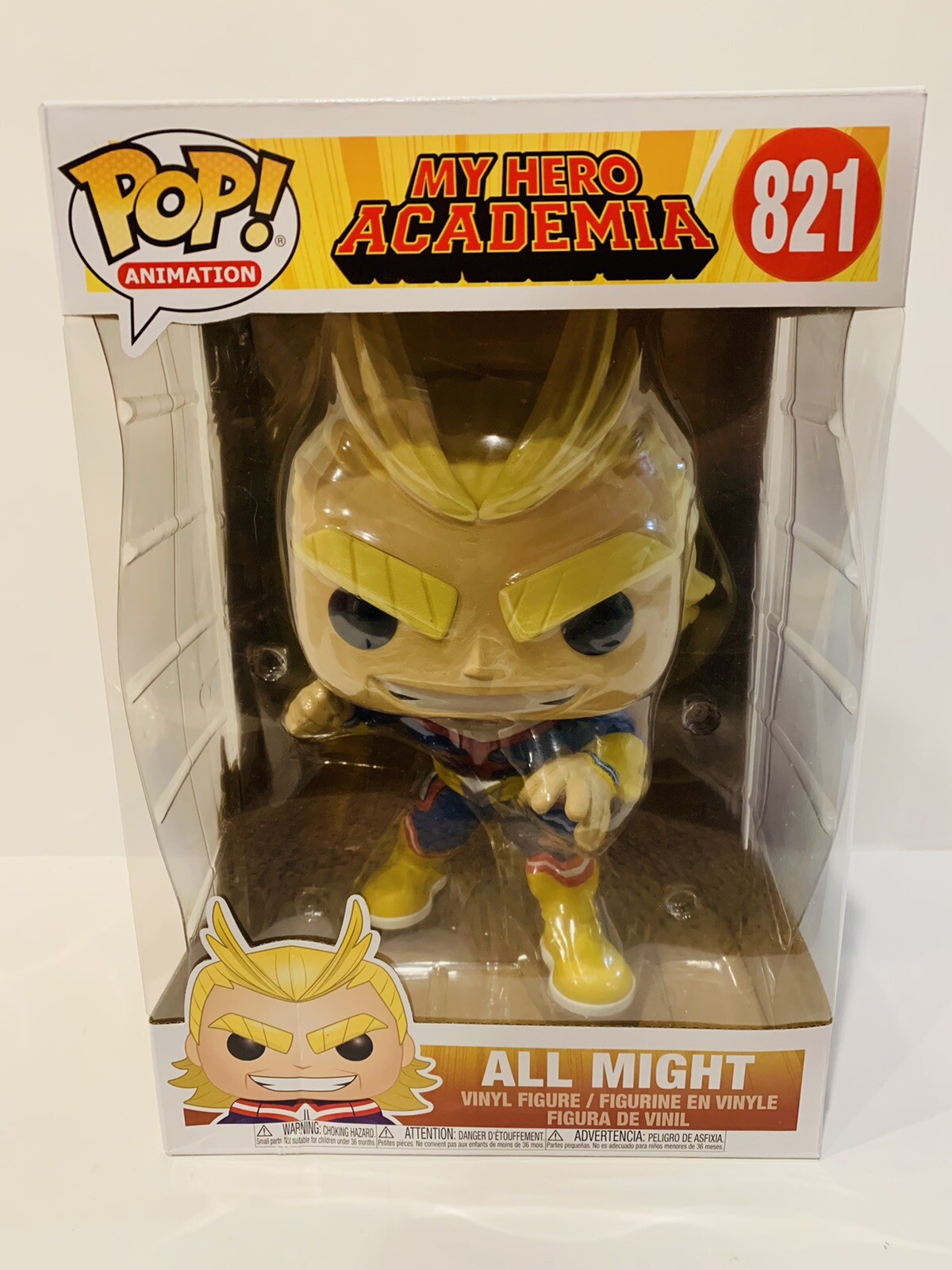 En Oferta Funko Pop All Might My Hero Academia 821 10” 10 Inch Figure New