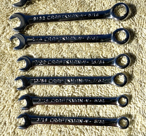 VINTAGE HANDWERKER 10 NR. 9-43441 SAE ORIGINITION SCHRAUBENSCHLÜSSELSATZ -V- WIE ABGEBILDET - Bild 3 von 8