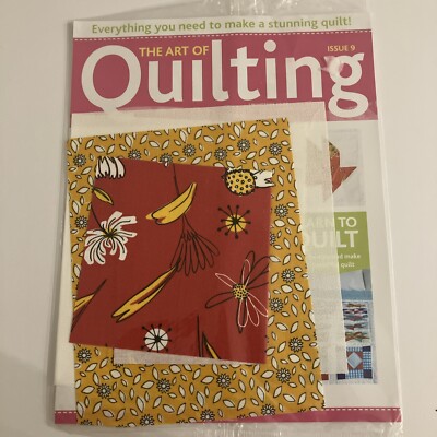 The Art of Quilting Magazine Issue 9 With Fabric Partworks Unopened Brand New