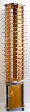 Sunglasses Racks Display Stand Case Pentagon Wooden Spinning Rack #MZ5015-5-SU