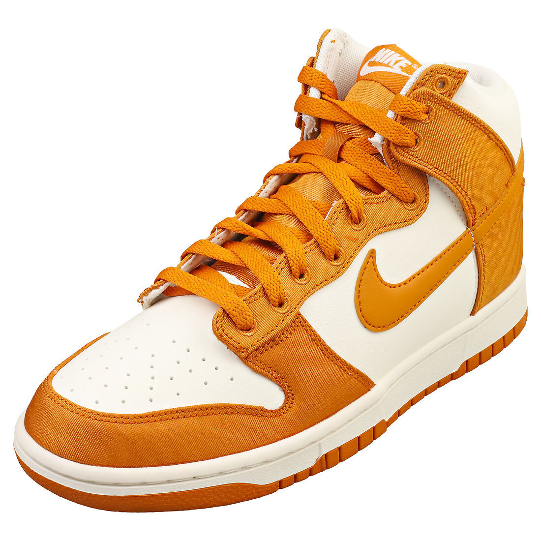 Nike Dunk Hi Retro Se Mens Fashion Sneakers in Monarch White