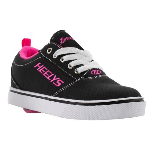 HEELYS Flow Runner Youth Sz 4 Skate Shoes Black/red NEW NWB 