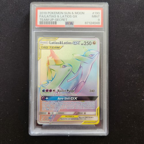 Latias & Latios-GX graded PSA 9 for sale on eBay