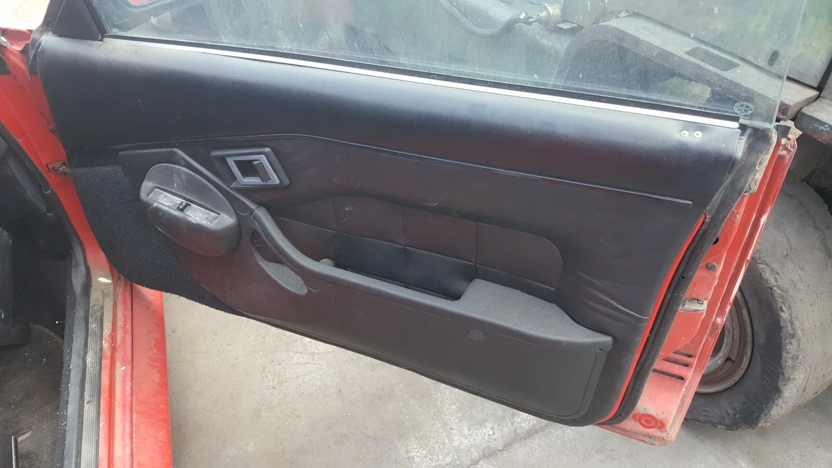86 TOYOYA MR2 RIGHT PASSENGER DOOR PANEL BLACK USED POWER eBay