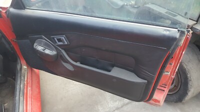 1986 Toyota MR2 Right Passenger Door Panel Black Power | Vinyl
