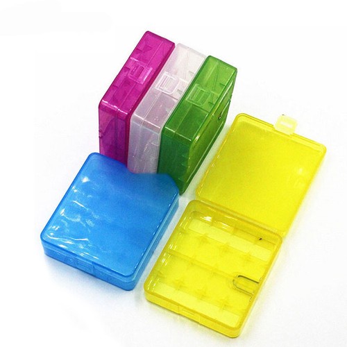 Scatola portaoggetti in plastica 4 celle per batteria 18650 16340 CR123A - Foto 2 di 14