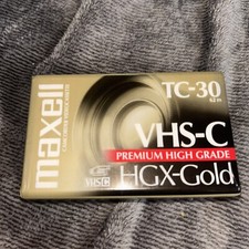 Maxell MAX203010 High Grade VHS-C Videotape Cassette - New Factory Sealed