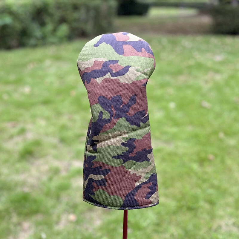Golf club head cover, classic camouflage golf course, wooden hybrid pole 135UT- - Image 2 of 4