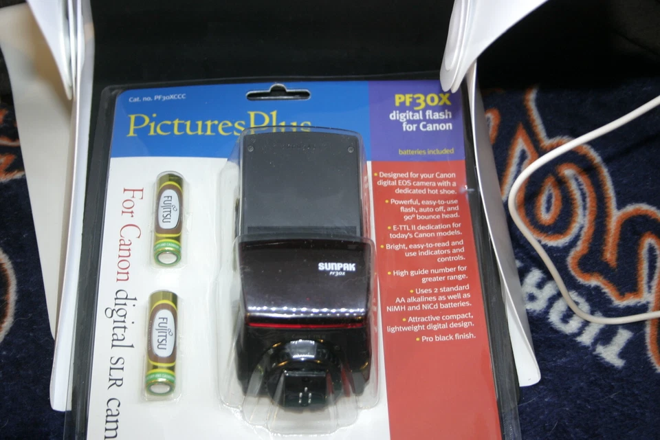 Sunpak PF30X-CCC Flash for Canon Digital SLR Camera NEW USA - Image 4 of 4