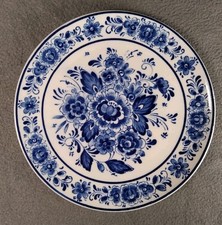Delft Holland Wandteller Sammelteller, Royal Delfts Blauw, 19cm, Vintage