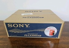 Sony PS-LX300USB Black USB Stereo Turntable Brand New Factory Sealed.
