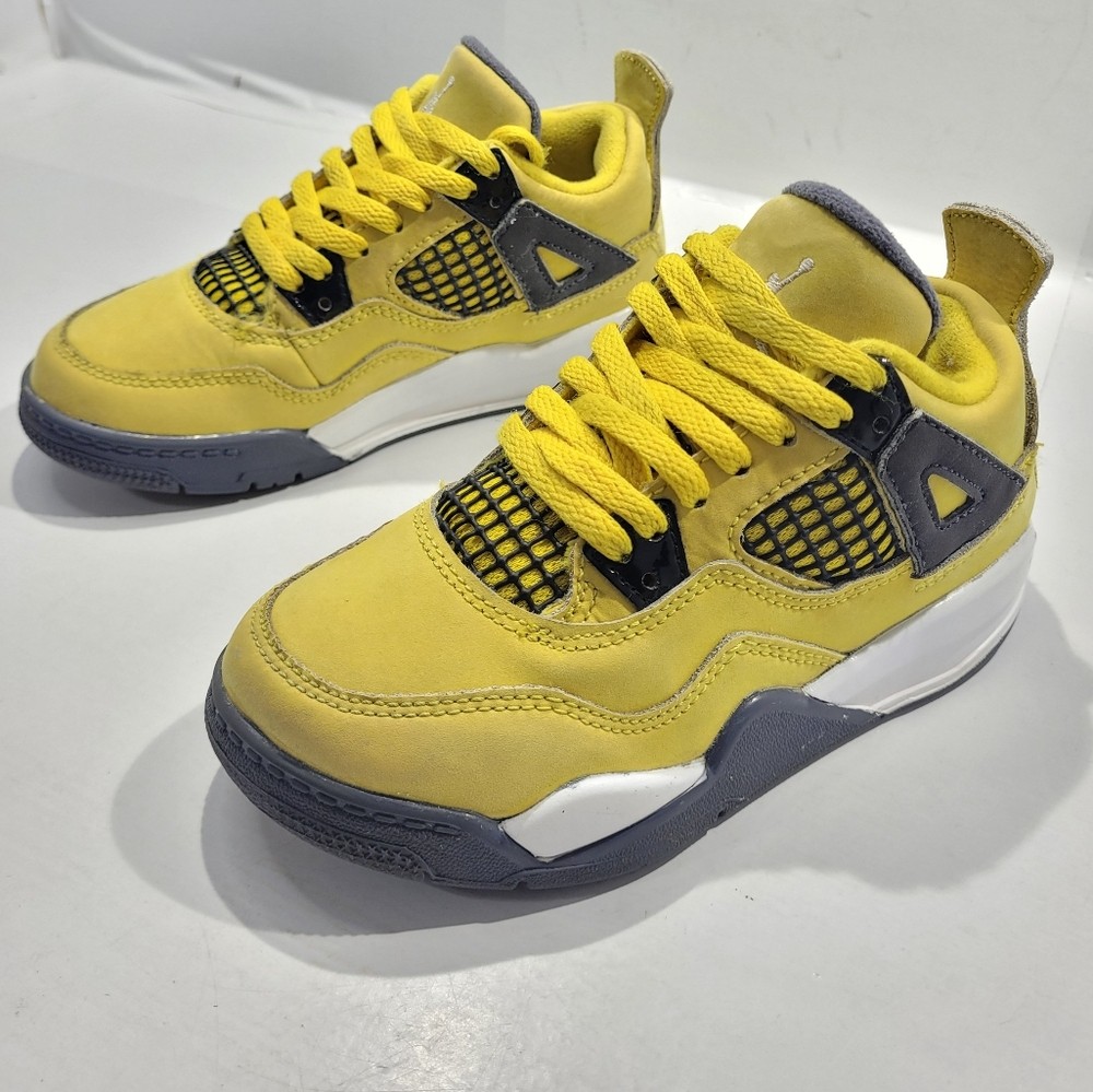 NIKE AIR JORDAN 4 RETRO PS LIGHTNING 2021 TODDLER KIDS SIZE