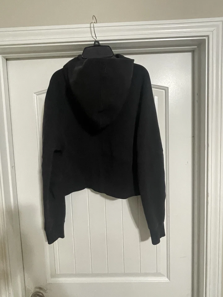 Lululemon Hoodie Womens Large Black Scuba Oversized Full Zip Fleece M/L - Image 4 of 4