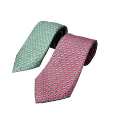 Vineyard Vines Silk Ties Golf/Fish Bundle of 2