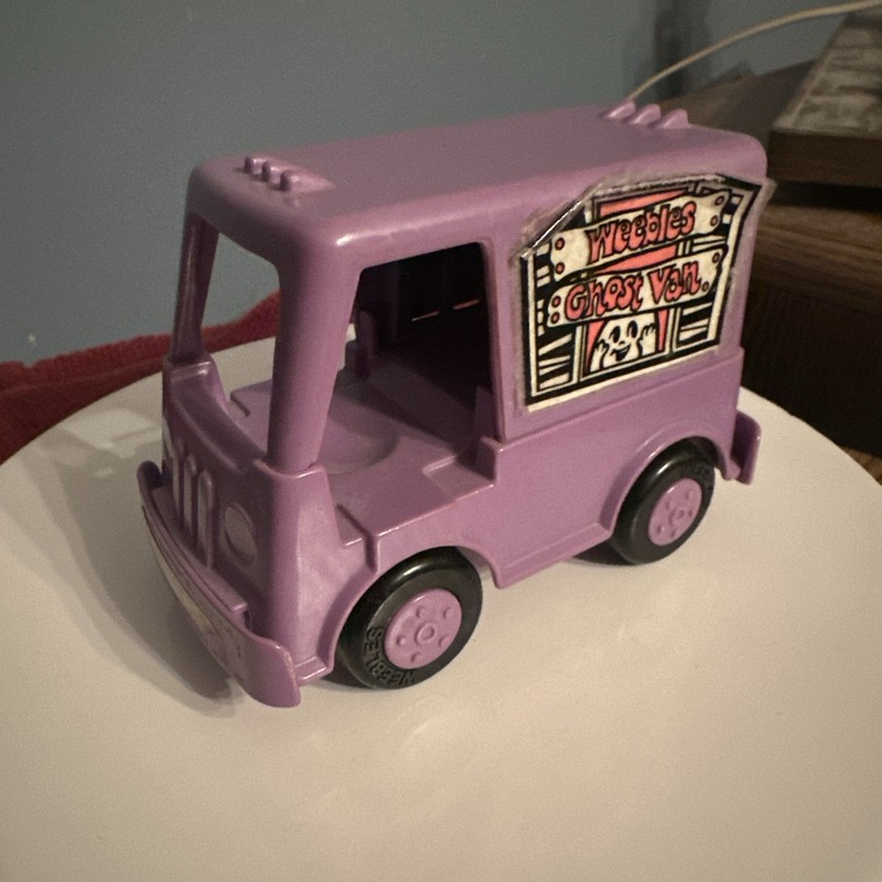 Vintage Weebles Ghost Van Hasbro 1977 ~ Van only 