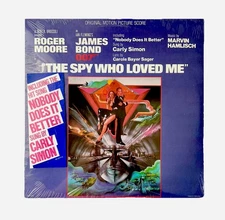 Still Sealed James Bond 007 THE SPY WHO LOVED ME Motion Picture Score Vinyl Reco