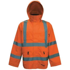 Viking D6329jo-Xxl Hi-Viz Safety Jacket, Polyester, Polyurethane, Class 3 Type