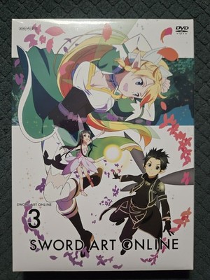 Sword Art Online Volume Vol 3 (2-Disc DVD Set, 2016) Aniplex Anime **NEW**OOP**