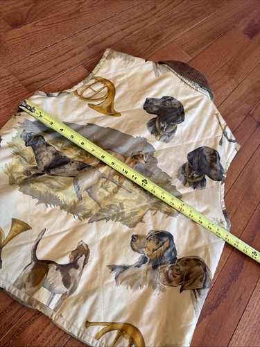156 Rare! Vintage dog Spaniel Hunting Bogner vest Czech Republic 10 Quilted - Picture 10 of 12